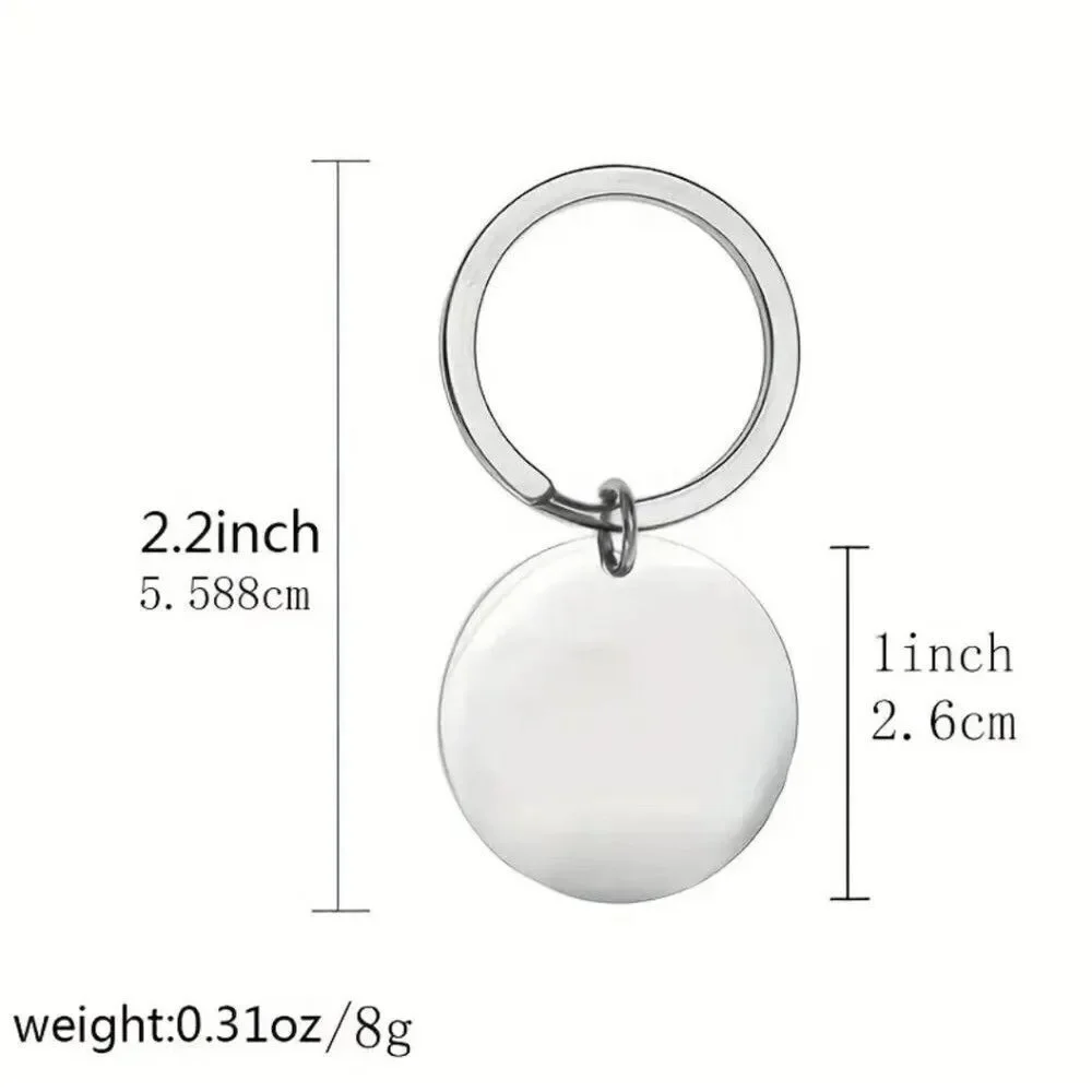 A wise woman once said motivational support gift keychain feminine humor